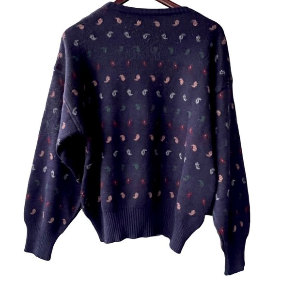 Vintage 80's knit sweater - Picture 2 of 6